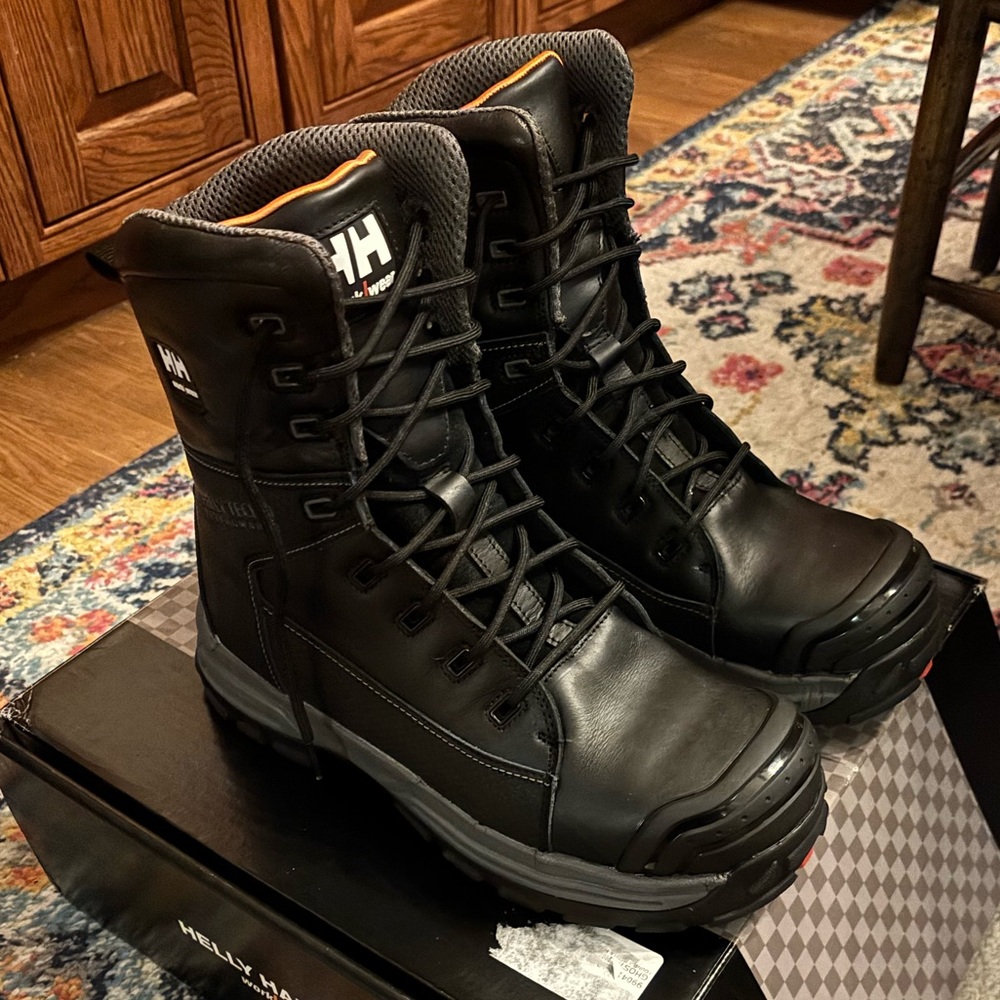 NEW Helly Hansen Work Boots Composite Safety Toe Denison 8” Sz 9.5